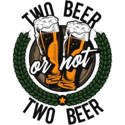 Two beer or not to beer Koszulka męska 170g