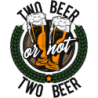 Two beer or not to beer Koszulka męska 170g