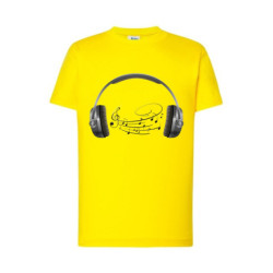 Słuchawki i nuty Koszulka dziecięca 150g
