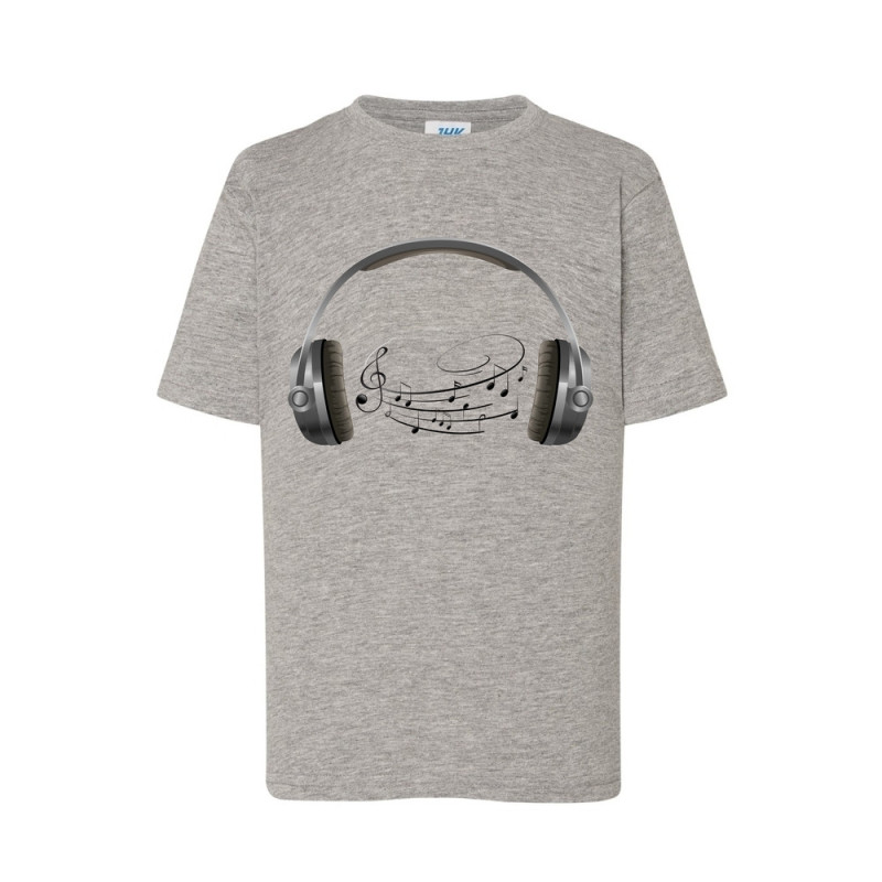 Słuchawki i nuty Koszulka dziecięca 150g