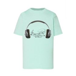 Słuchawki i nuty Koszulka dziecięca 150g
