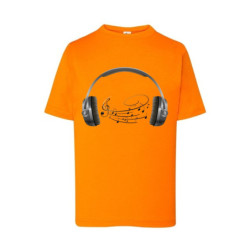 Słuchawki i nuty Koszulka dziecięca 150g