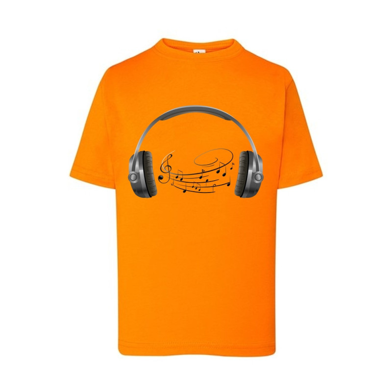 Słuchawki i nuty Koszulka dziecięca 150g