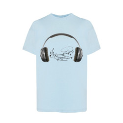 Słuchawki i nuty Koszulka dziecięca 150g