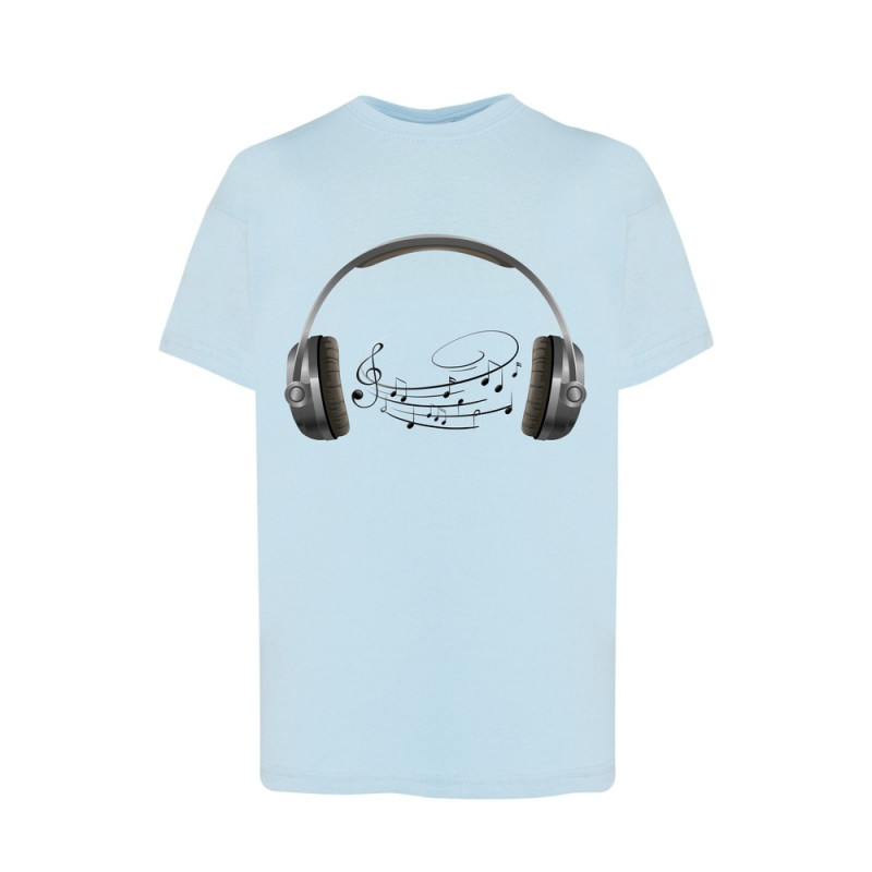 Słuchawki i nuty Koszulka dziecięca 150g