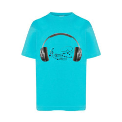 Słuchawki i nuty Koszulka dziecięca 150g