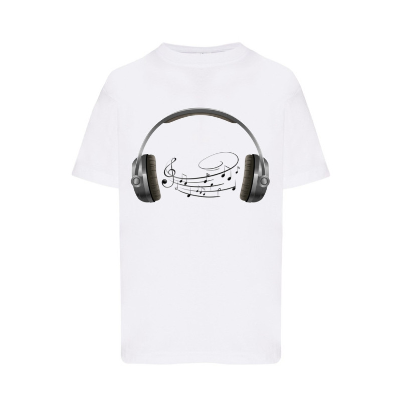 Słuchawki i nuty Koszulka dziecięca 150g