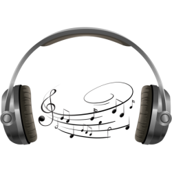 Słuchawki i nuty Koszulka dziecięca 150g