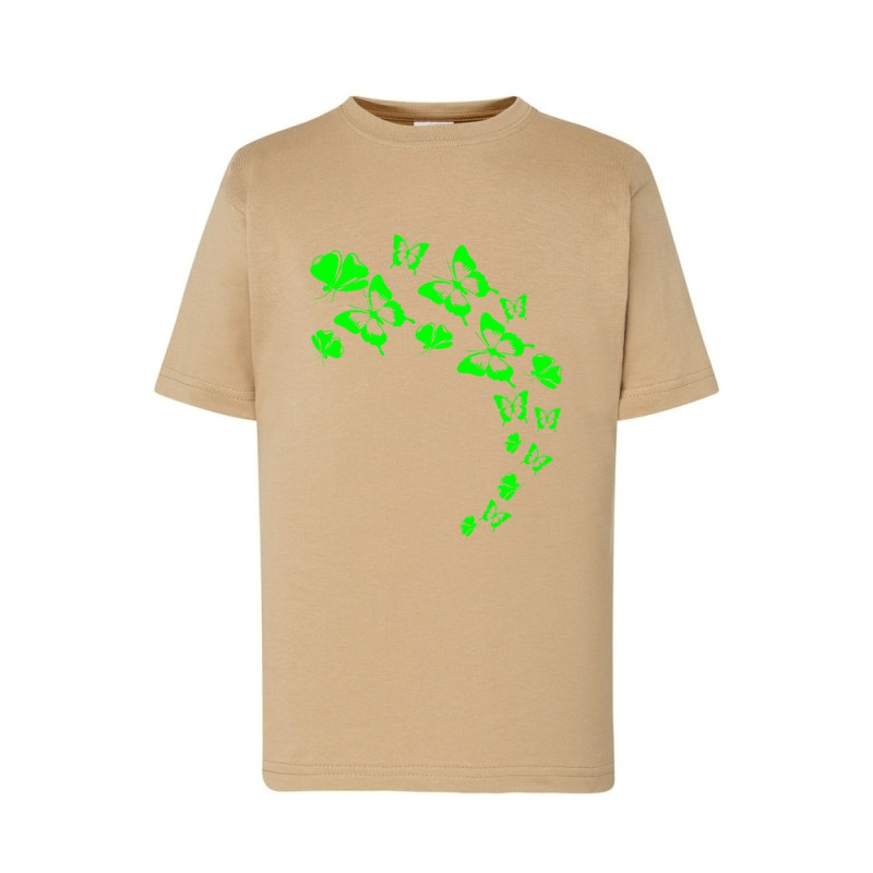 Zielone motylki Koszulka dziecięca 150g