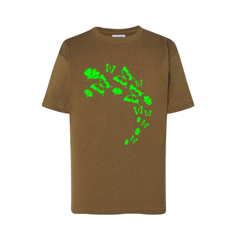 Zielone motylki Koszulka dziecięca 150g