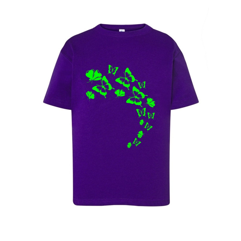Zielone motylki Koszulka dziecięca 150g