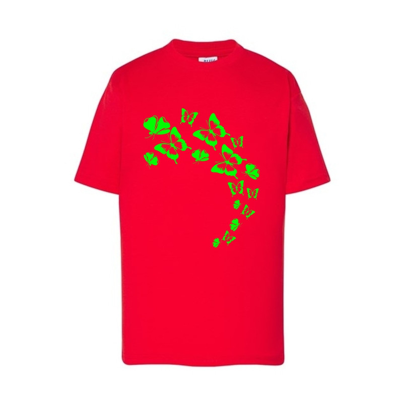 Zielone motylki Koszulka dziecięca 150g