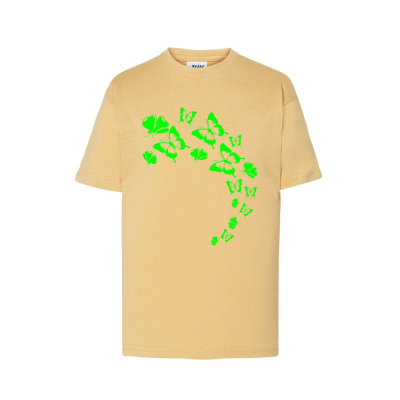 Zielone motylki Koszulka dziecięca 150g