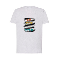 Eat Sleep Fish Repeat Koszulka męska 170g