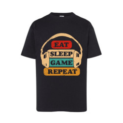 Eat Sleep Game Repeat Koszulka dziecięca 150g