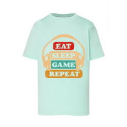 Eat Sleep Game Repeat Koszulka dziecięca 150g