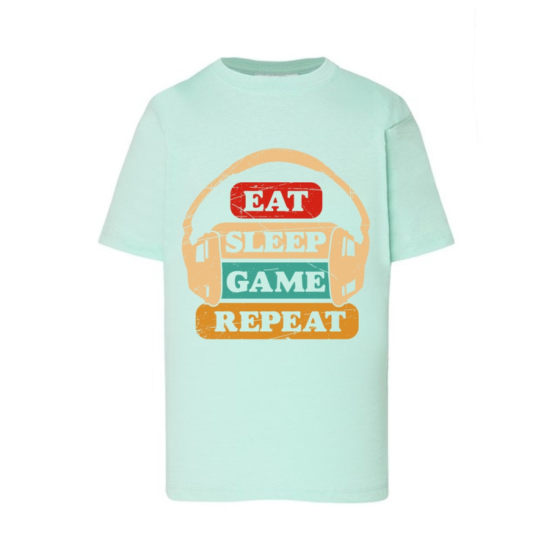 Eat Sleep Game Repeat Koszulka dziecięca 150g