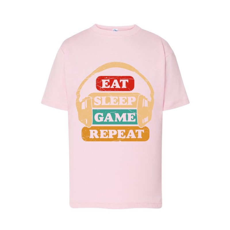Eat Sleep Game Repeat Koszulka dziecięca 150g