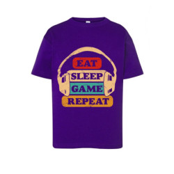 Eat Sleep Game Repeat Koszulka dziecięca 150g