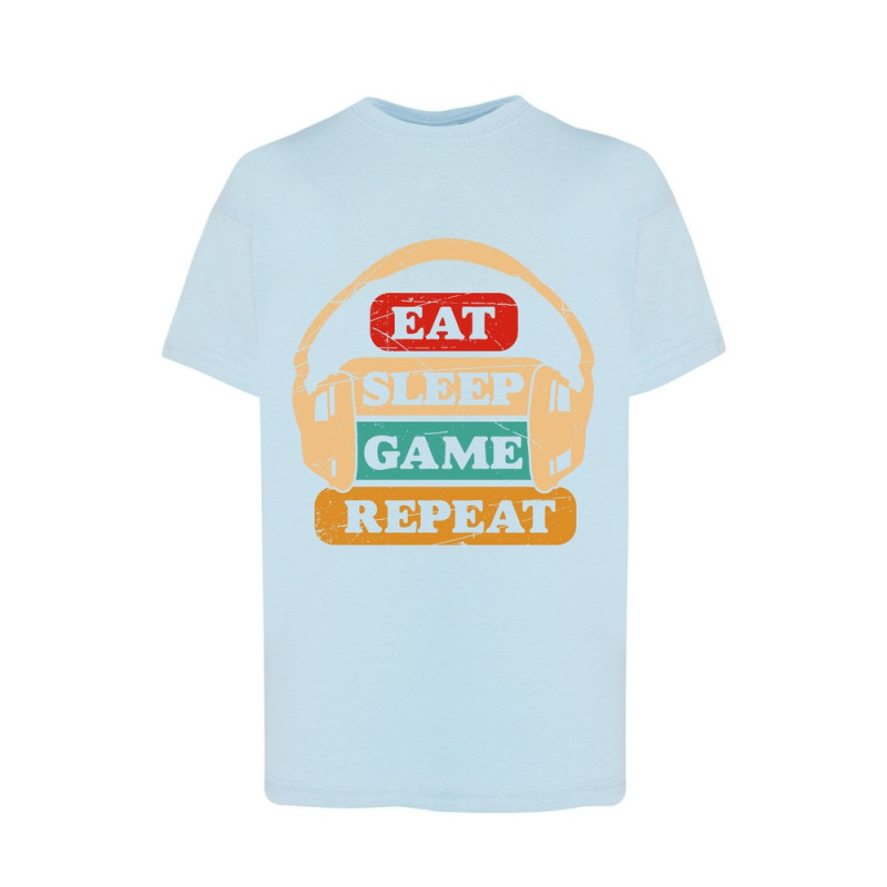 Eat Sleep Game Repeat Koszulka dziecięca 150g