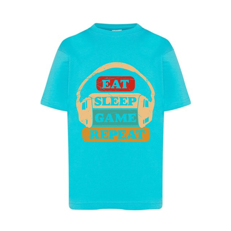 Eat Sleep Game Repeat Koszulka dziecięca 150g
