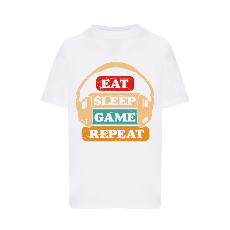 Eat Sleep Game Repeat Koszulka dziecięca 150g