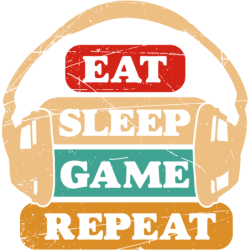 Eat Sleep Game Repeat Koszulka dziecięca 150g