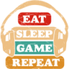 Eat Sleep Game Repeat Koszulka dziecięca 150g