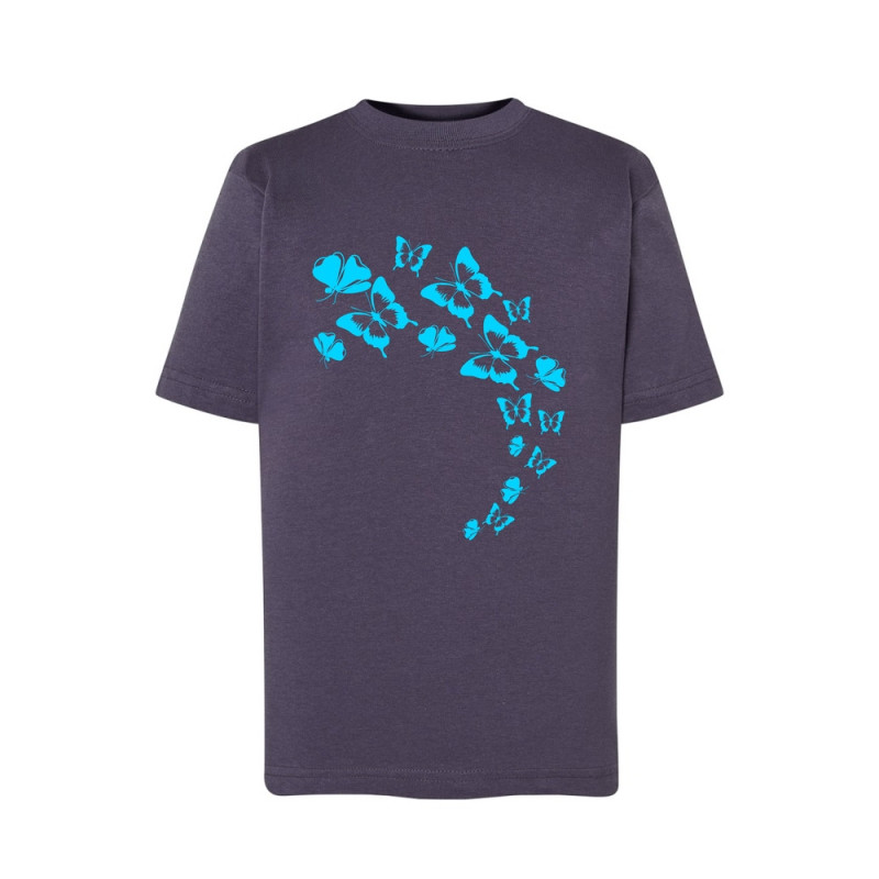 Błękitne motylki Koszulka dziecięca 150g