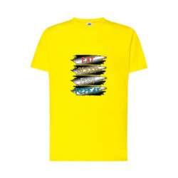 Eat Sleep Fish Repeat Koszulka męska 170g