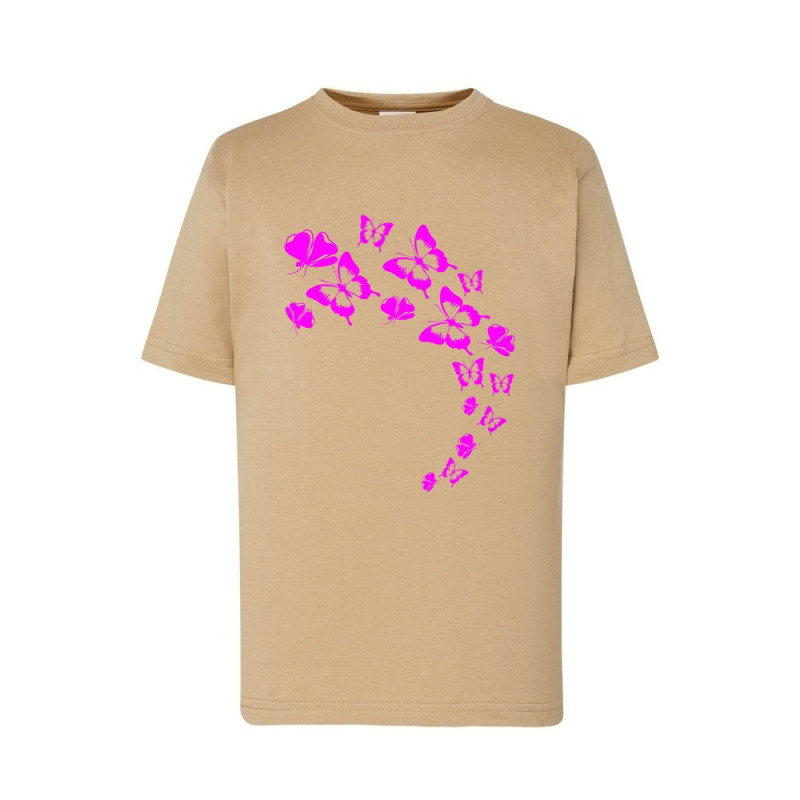 Fioletowe motylki Koszulka dziecięca 150g