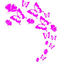 Fioletowe motylki Koszulka dziecięca 150g