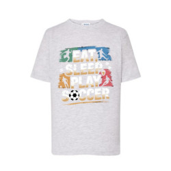 Eat Sleep Play Soccer Koszulka dziecięca 150g