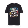 Eat Sleep Play Soccer Koszulka dziecięca 150g
