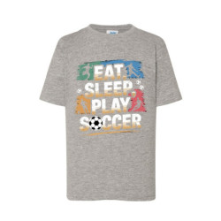 Eat Sleep Play Soccer Koszulka dziecięca 150g