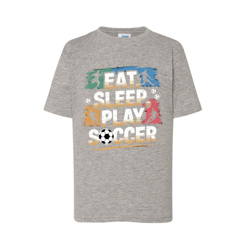 Eat Sleep Play Soccer Koszulka dziecięca 150g