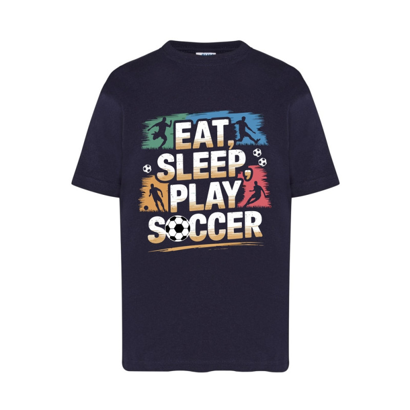 Eat Sleep Play Soccer Koszulka dziecięca 150g