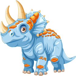 Dinozaur triceratops Koszulka dziecięca 150g