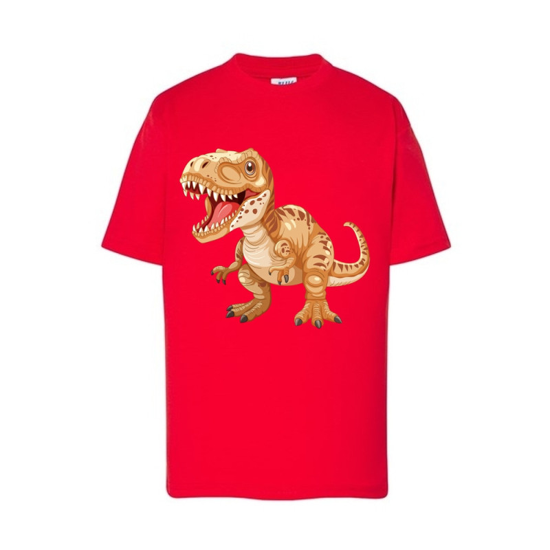 Dinozaur tyranozaur Koszulka dziecięca 150g