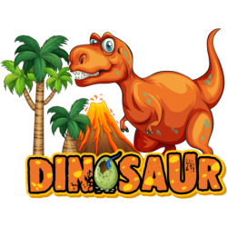 Dinozaur tyranozaur Koszulka dziecięca 150g