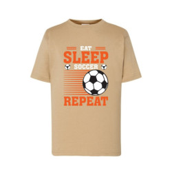 Eat Sleep Soccer Repeat Koszulka dziecięca 150g
