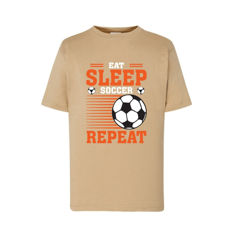 Eat Sleep Soccer Repeat Koszulka dziecięca 150g