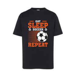 Eat Sleep Soccer Repeat Koszulka dziecięca 150g