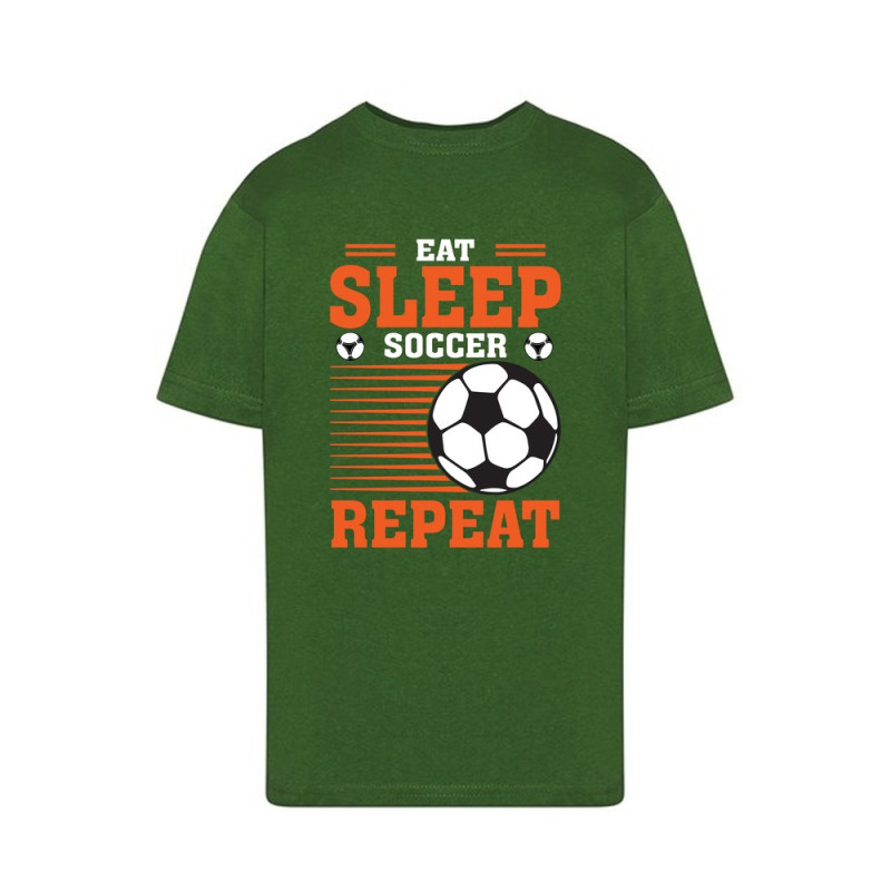 Eat Sleep Soccer Repeat Koszulka dziecięca 150g