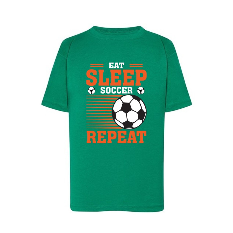 Eat Sleep Soccer Repeat Koszulka dziecięca 150g
