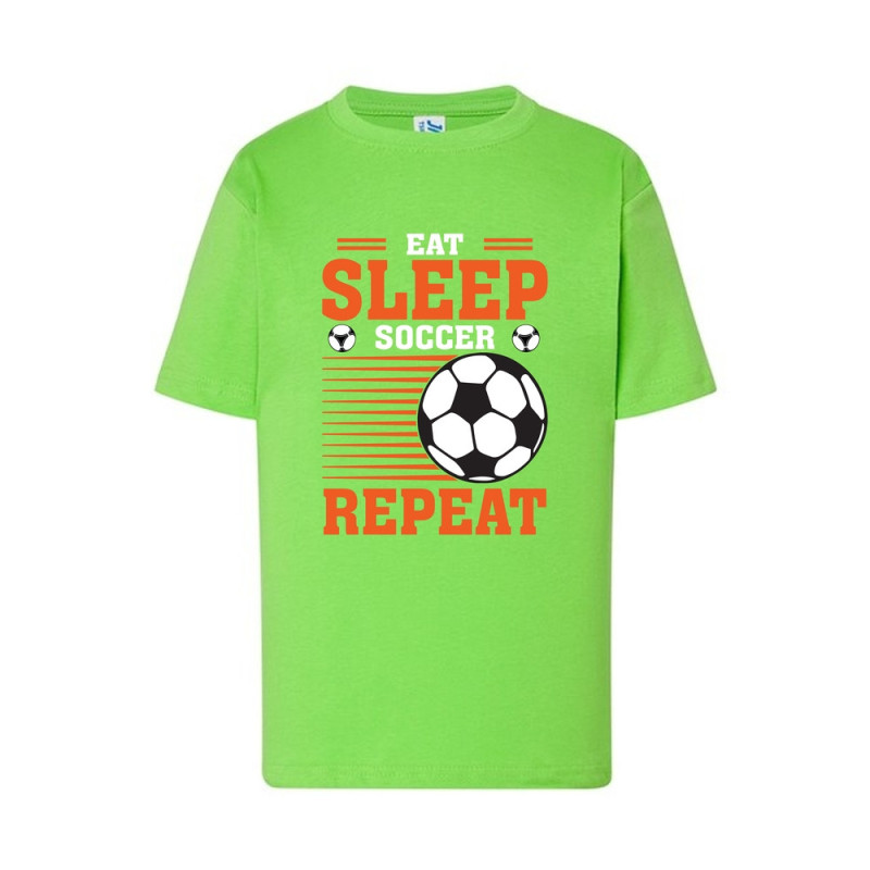 Eat Sleep Soccer Repeat Koszulka dziecięca 150g