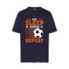 Eat Sleep Soccer Repeat Koszulka dziecięca 150g