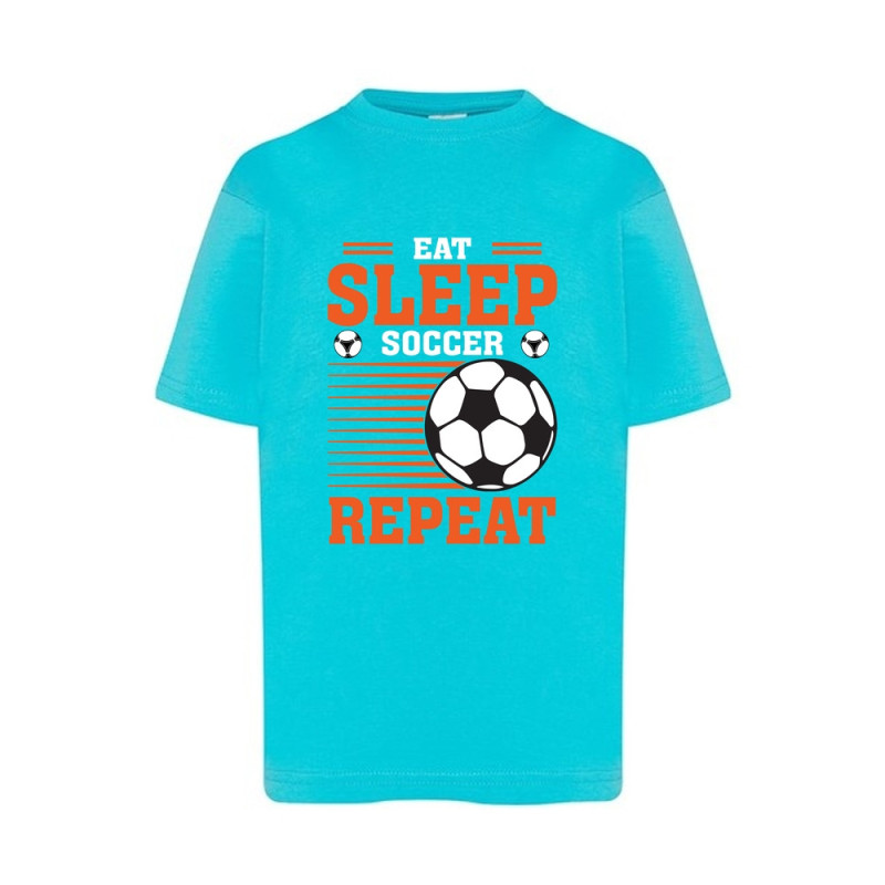 Eat Sleep Soccer Repeat Koszulka dziecięca 150g