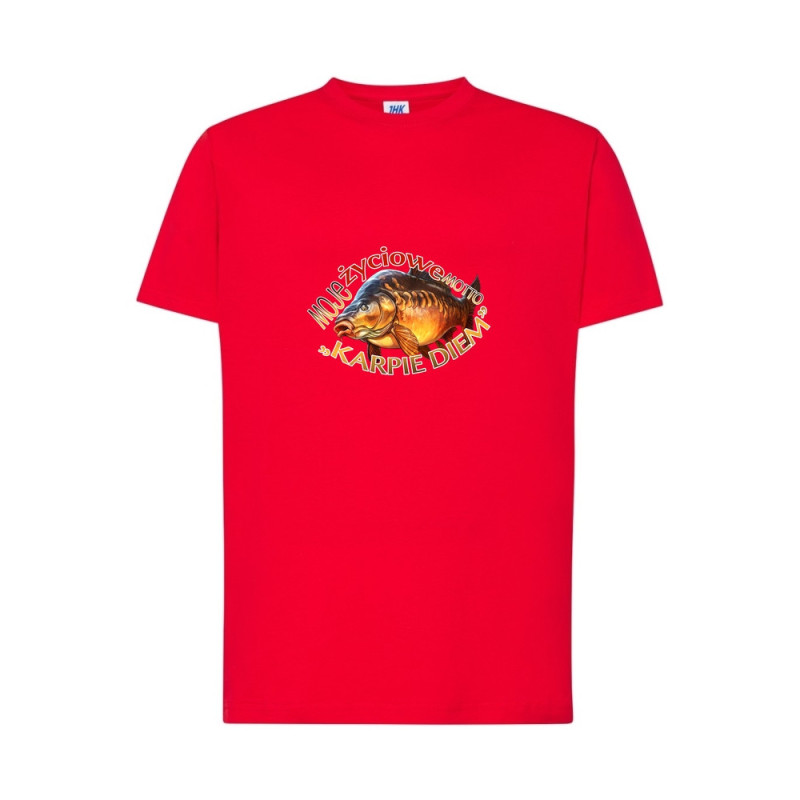 Motto Karpie diem Koszulka męska 170g