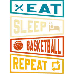 Eat Sleep Basketball Koszulka dziecięca 150g